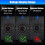 Voltage Meter,12V LED Digital Display Voltage Meter Car Voltmeter Measuring Device Voltage Tester Measuring Device 3
