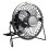 2X -Ventilador Elétrico com Painel Solar Portátil 5W 4 Polegadas com Efeito de Estufa Exaustor Solar para Escritório Ao Ar Livre 2