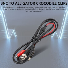 Sondas de OsciloscóPio BNC para Jacaré Crocodilo Clipes BNC para  Gancho Conduz BNC para Cabo Plugue Macho Banana de Empilhamento Duplo