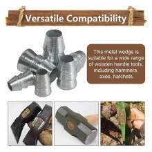 21 PCS Extended Round Axe-Handle Wedge Safety Metal Wedge Hammer Handle Wedges Steel Wedge