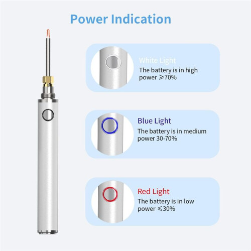 USB Dual-Heating Thread Burner: One-Touch Melt & 2 Interchangeable Tips, Rechargeable Cordless Thread Zapper for String 1