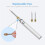 USB Dual-Heating Thread Burner: One-Touch Melt & 2 Interchangeable Tips, Rechargeable Cordless Thread Zapper for String 5