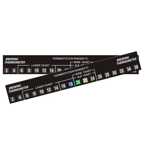 10 Pcs Self Adhesive Homebrew Thermometer Home Brewing Beer Wine Temperature Sensor Reader Thermometer Sticker 2