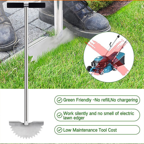 Half Moon Garden Edger with T-Grip Handle 2