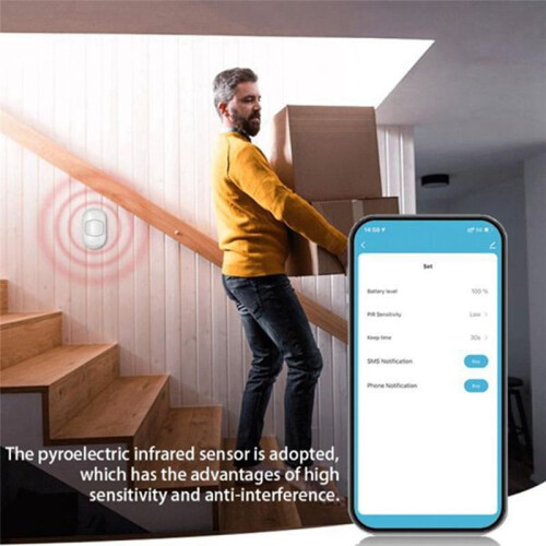Tuya Zigbee PIR-Rörelsesensor Människokroppens Rörelsesensor  Säkerhetsdetektor SmartLife Arbeta med Alexa Zigbee Gateway 1