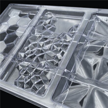 2X Schokoladen SüSsigkeit Riegel Form Polycarbonat Schokoladen Form Kunststoff Backen GebäCk Kuchen Form Bonbon SüßWaren Werkzeug