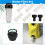 Water Filter Garden Hose, 3/4 Inch Water Pre-Filter Water Filter Set with 5 Filter Inserts + 2 Quick Adapters 4