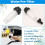 Water Filter Garden Hose, 3/4 Inch Water Pre-Filter Water Filter Set with 5 Filter Inserts + 2 Quick Adapters 5
