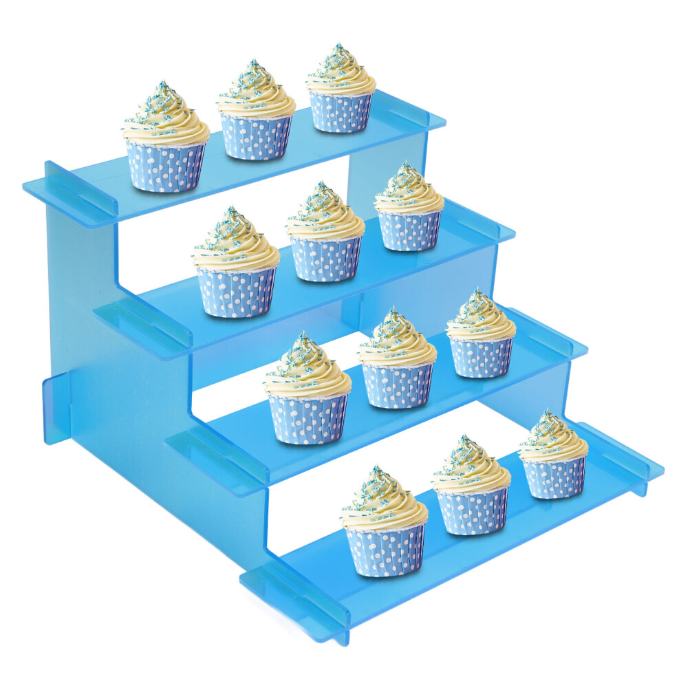 4 Tier Plastic Display Stand Thick