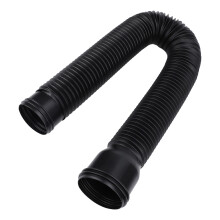 Outdoor Villa Regenrinne Fallrohr Flexibles PE 1,8 m Verlängerung Schwarzes Abflussrohr
