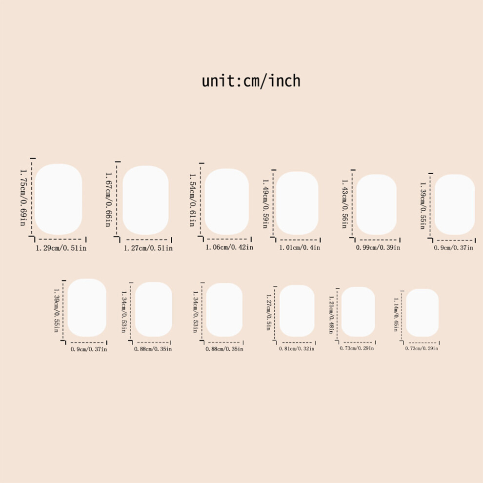 Dachuang Beauty French Tip Fake Nails - Reusable & Charming