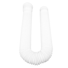 Außen-Villa Regenrinne Verlängerung 1.8m Flexibles PE-Fallrohr Drain Away Weiß
