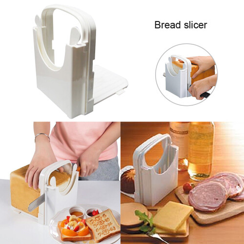 Adjustable Bread Slicer Guide for Toast & Loaf