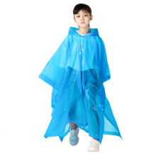 (Blue) Kids Waterproof Raincoat Lightweight Travel Wear