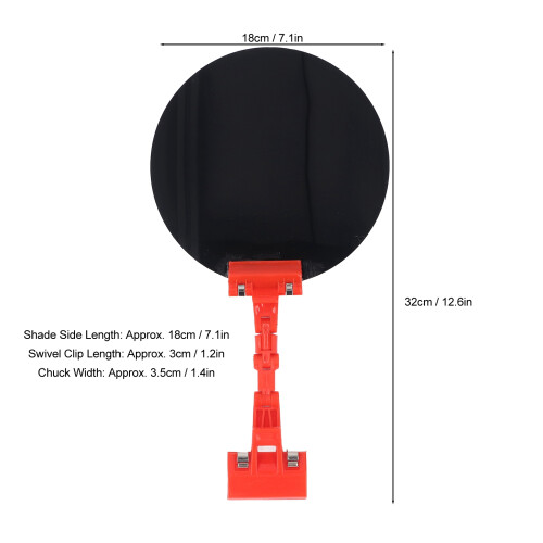 Portable Welding Blackout Panel with Gloves, 18cm Diameter, 360 Rotation 1