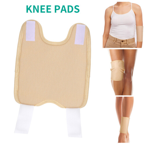 Knee Pain Castor Oil Pack, Adjustable Compress Pad