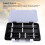 Portable Waterproof Plastic Fishing Lure Box, Lightweight, Easy Classification 7