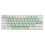 61 Keys Mechanical Keyboard RGB Backlit 2.4G Bluetooth Wired White 6