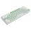 61 Keys Mechanical Keyboard RGB Backlit 2.4G Bluetooth Wired White 11