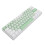 61 Keys Mechanical Keyboard RGB Backlit 2.4G Bluetooth Wired White 13