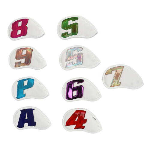 Waterproof PU Golf Iron Head Covers Set 1