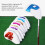 Waterproof PU Golf Iron Head Covers Set 4