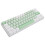 61 Keys Mechanical Keyboard RGB Backlit 2.4G Bluetooth Wired White 16