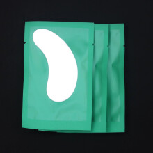 (Light Green, Pearlescent Film) Hydrogel Eye Patch for Lashes - Soft & Ergonomic
