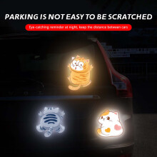 (Cute fat cat package 1) Funny Cat Car Stickers - Self-Adhesive for Auto, Motorcycle