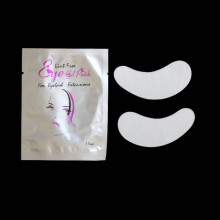 (Girl, Pearlescent Film) Natural Hydrogel Eye Patch Ergonomic Design Soft Eye Shape Graft Bottom Lashes Tools