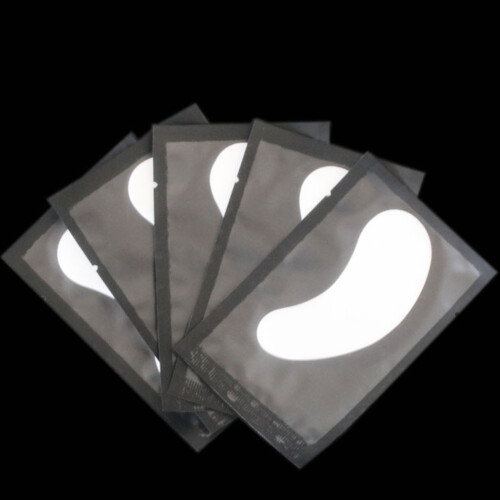 (Black Paste, Pearlescent Film) Hydrogel Eye Patch for Lashes - Soft & Ergonomic