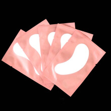 (Powder Paste, Pearlescent Film) Natural Hydrogel Eye Patch Ergonomic Design Soft Eye Shape Graft Bottom Lashes Tools