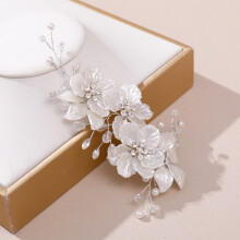 Pearl Hair Clips for Thick Curly Hair - Non-Slip