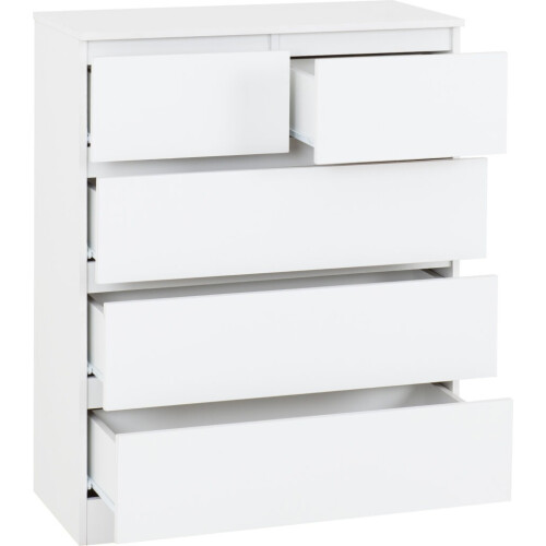 Seconique Malvern 3+2 Drawer Chest White 1