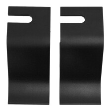 2 pezzi gancio porta-attrezzi in alluminio per strumenti per cordone della gomma, nero
