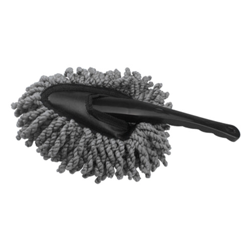 Microfiber Car Wax Brush 30cm Scratch-Free Dashboard Cleaning Mop Grey 1