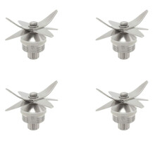 4X 767 Rostfreier Stahl Entsafter Eis Klingen Mixer 6 Klingen Messer Messer für Entsafter Mixer Teile