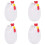 Chick-Shaped 4 Boiled Egg Steamer Steamer Pestle Microwave Egg Cooker Cooking Tools Kitchen Gadgets Accessories Tools 1