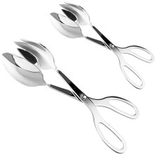 2 Paquets de Pinces à Buffet, Pinces à Salade en Acier Inoxydable, Cuisine Domestique, Gâteau, FêTe, Barbecue, Fruits de Mer, Frites