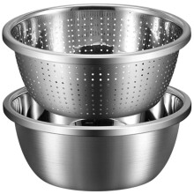 Passoire Microporeuse,Capacité avec Bol MéLangeur pour Laver les LéGumes, les Fruits et le Riz et pour éGoutter les Pâtes Cuites.