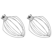 2X Wire Whip for Stand Mixer 5QT Lift and 6QT, Whisk Attachment, Stainless Steel Egg Cream Stirrer