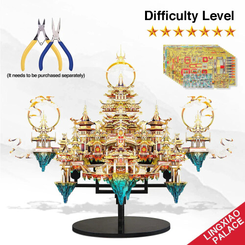 3D Metal Puzzle Lingxiao Palace 2