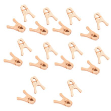 Pinces en Bois pour Jeux D'Enfants, Antidérapantes pour Vêtements et Draps D'Enfants, Pinces en Bois pour une Utilisation Pratique
