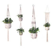 Hanging Plant Handmade Plant Hanger Flower Pot Planter Hanger Wall Decor Courtyard Garden Hanging Planter Hanging Basket