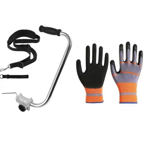 Trimmer Grip with Trimmer Shoulder Harness String Trimmer Handle Lawn Trimmer Handle Grips Weed Eater Handle Extension