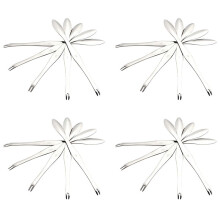 Strumento di Frutti di Mare Cracker di Granchio Prende Cucchiai in Acciaio Inox Strumento di Gamberetti Granchio Buccia Aragosta Morsetto Pinze Clip