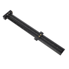 14 Zoll Zirkelwerkzeug Doppel-Linien-Lineal Schwarz