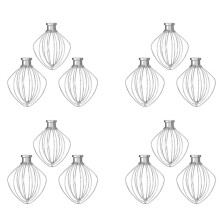 12PCS Whisk Replacement Attachment for Tilt- Stand Mixer, K45WW Wire Whip Beater for Egg Heavy Cream