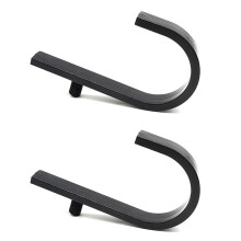 2PCS Opslagloods J-Haak voor Suncast/Crafstman Loods, Wandmontage Hanger Organizer voor Het Organiseren van Gereedschap, Ladders Zwart