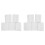 1000Pcs Friendly Natural Corn Fiber Folding Tea Bag Biodegradable Tea Filter Herbal Tea Filter Bag 7 x 10cm 1